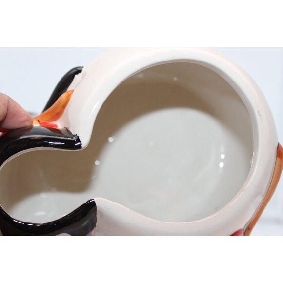 Snowman and Penguin Cookie Jar - made by Crazed Ceramic - Picture 6 of 6